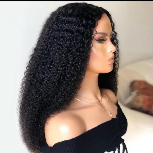 Kinky Curls HD Lace Wig       100% Unprocessed Brazilian Human Hair