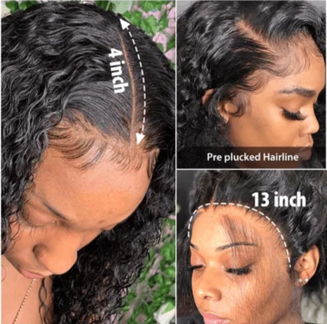 Curly HD Lace Wig       Virgin Unprocessed 100% Human Hair