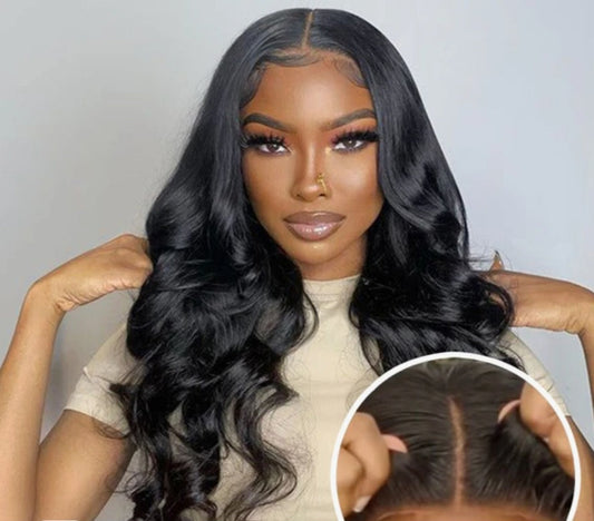 Glueless HD Lace Body Wave Wig   Natural Unprocessed Virgin 100% Human Hair